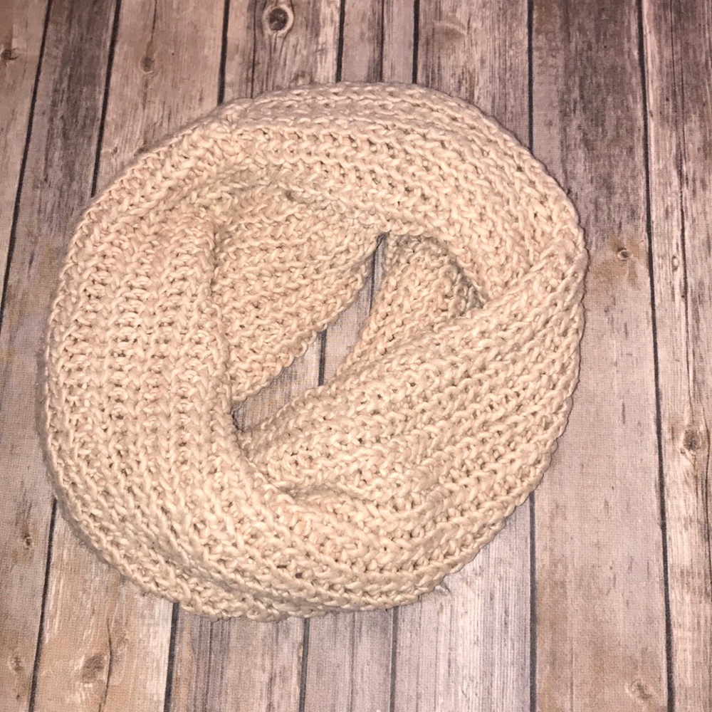 Light Peach Infinity Scarf